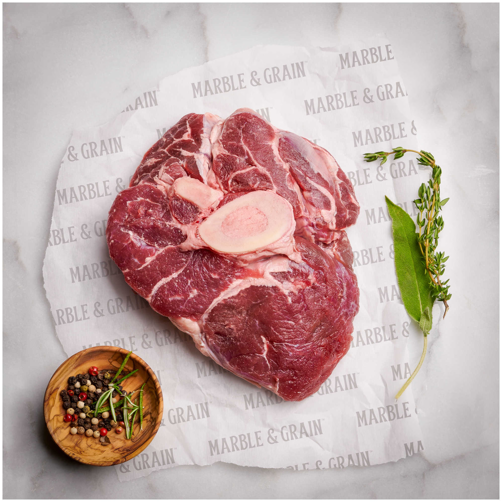 Marble & Grain Beef Shank Osso Buco 2 pc | 1.5 - 2 lb