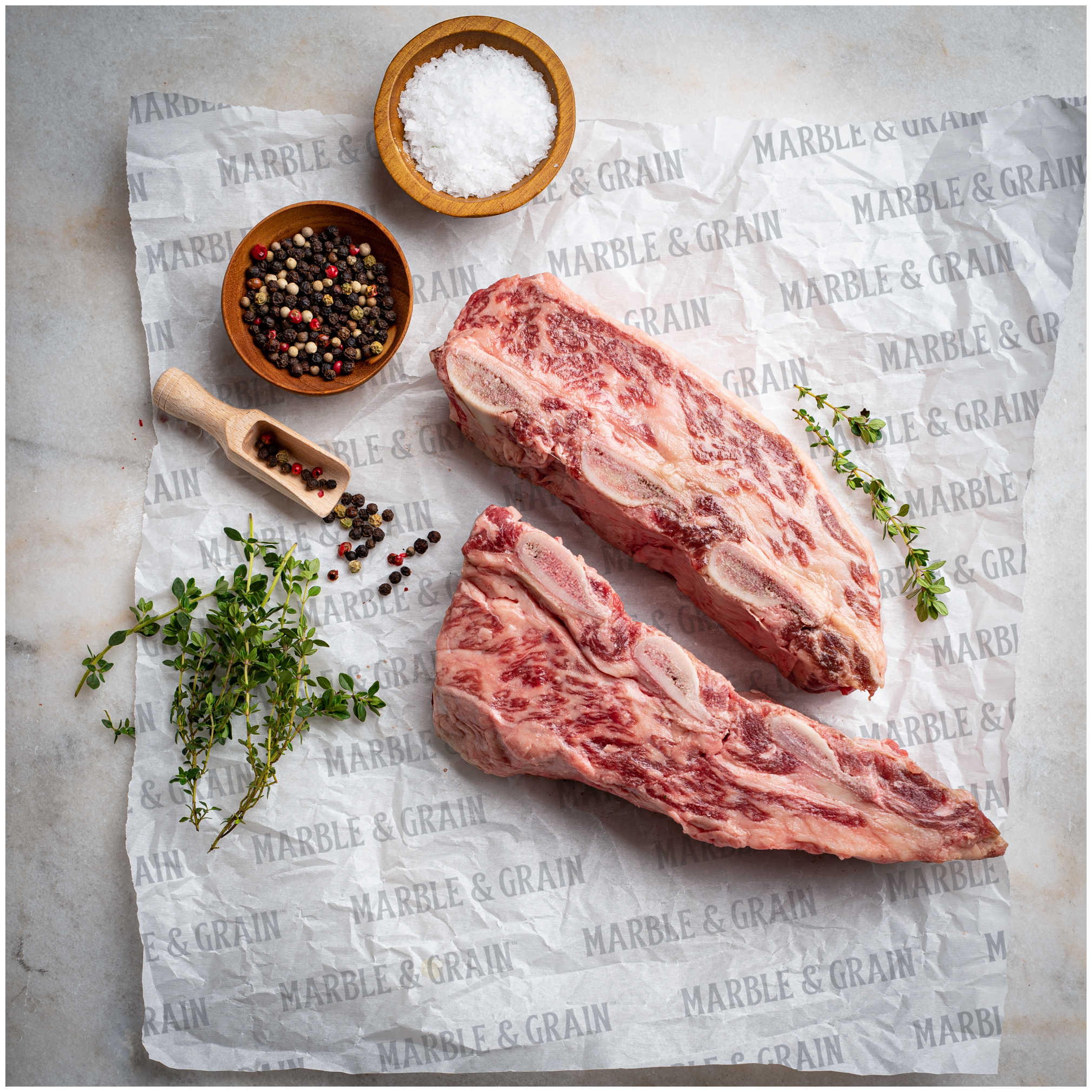 Marble & Grain Beef Short Rib 3-Bone 1 pc | 2 - 3 lb